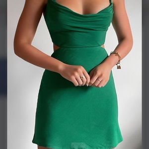 Santana Mini Dress - Emerald